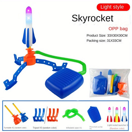 Outdoor Ejection Flying Rocket Early Educational Toy