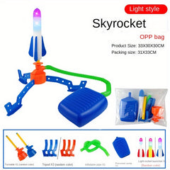 Outdoor Ejection Flying Rocket Early Educational Toy