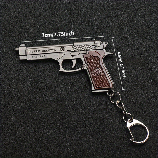 Pistol Model Keychain Small Bag Pendant Key Chain