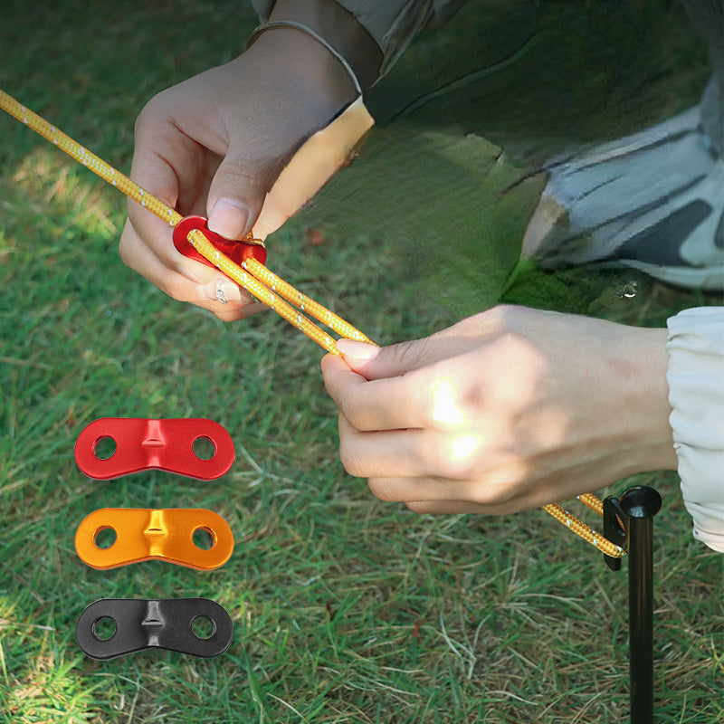 Double Eye Wind Rope Buckle Aluminum Alloy Rope Fixed S