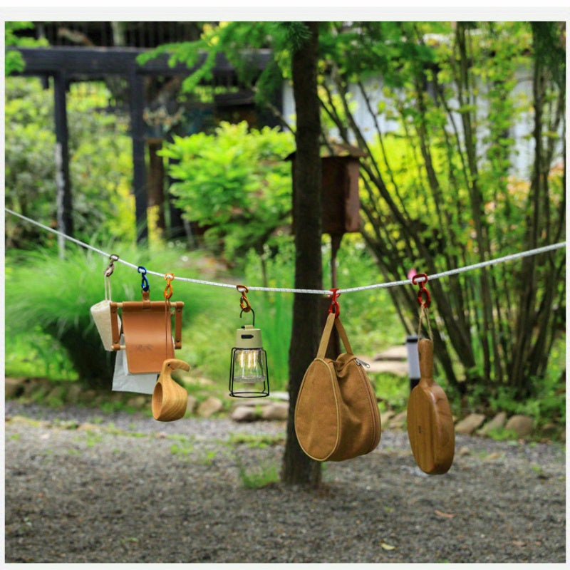 Circular Aluminum Alloy Buckle Self-locking Tent Rope Hook