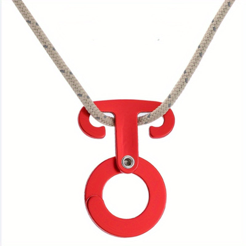 Circular Aluminum Alloy Buckle Self-locking Tent Rope Hook