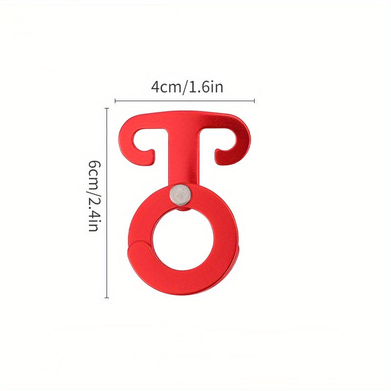 Circular Aluminum Alloy Buckle Self-locking Tent Rope Hook