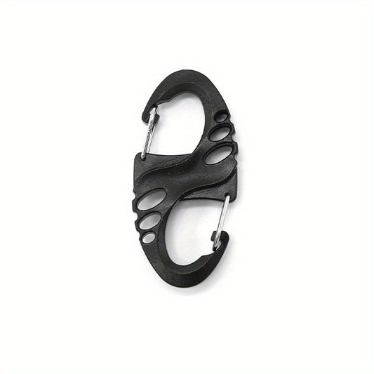 Plastic Steel S-shaped Buckle Keychain Backpack Hanging Carabiner