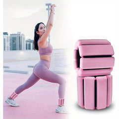 Adjustable Ankle/Wrist Weights Set 907g for Yoga Pilates Aerobics
