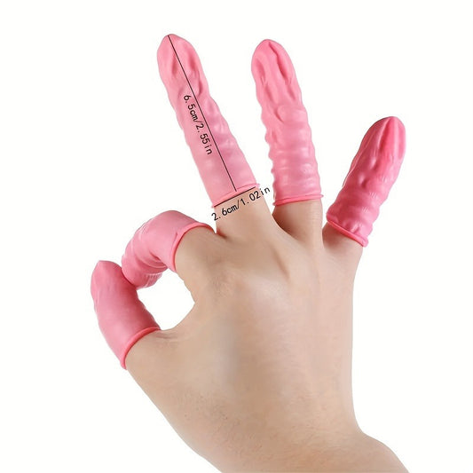 Disposable Fingertips Protector Gloves Natural Rubber Latex Finger Cots