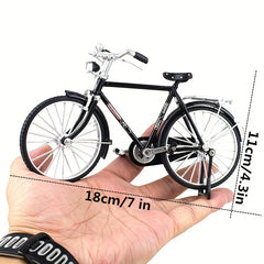 52pcs Mini Bike Model Kit Ornament Alloy Metal Sliding Assembled Toy