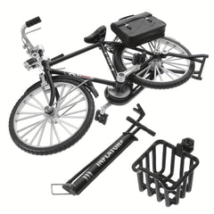 52pcs Mini Bike Model Kit Ornament Alloy Metal Sliding Assembled Toy