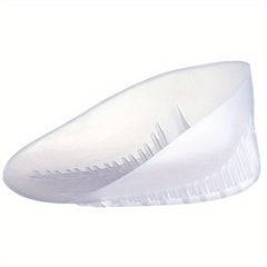 2pcs Soft Heel Pad Shock Absorbing Belt Inner Height Increasing Half Pad