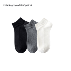 Men's Crew Socks 5 Pack Low Cut Ankle Socks Breathable & Comfortable