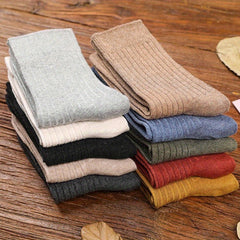 5 Pairs Crew Socks Winter Thickened Socks for Men Women