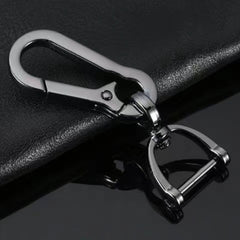 Horse Clasp Metal Keychain Screwdriver Horseshoe Buckle Keychain Pendant
