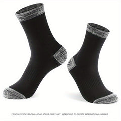 Breathable Moisture Wicking Sports Socks for Autumn and Winter