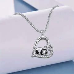Heart Shaped Panda Pendant Bracelet Anklet Party Jewelry Gift