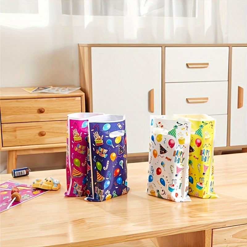 20pcs Colorful Gift Bags for Birthday Party Christmas Halloween Thanksgiving