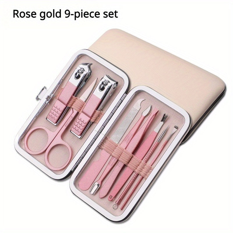 18pc Nail Clipper Set Fingernail & Toenail Cutter Manicure Tool