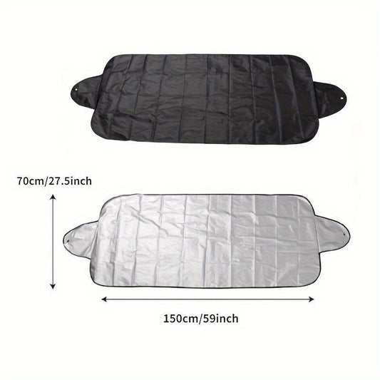 Winter Car Boat Snow Cover Foldable Windshield Sunshade Ice Cover