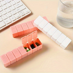 Portable 7-Day Pill Organizer for Outdoor Camping