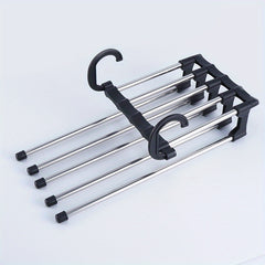 Adjustable 5 In 1 Pants Hanger Closet Organizer