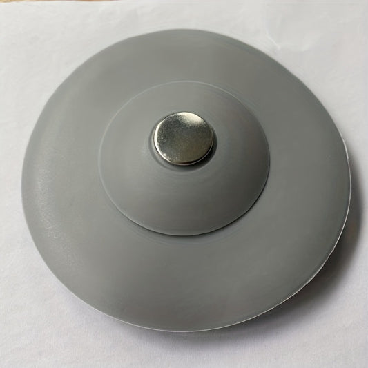 Silicone Floor Drain Stopper Bathroom Hair Catcher Press Water