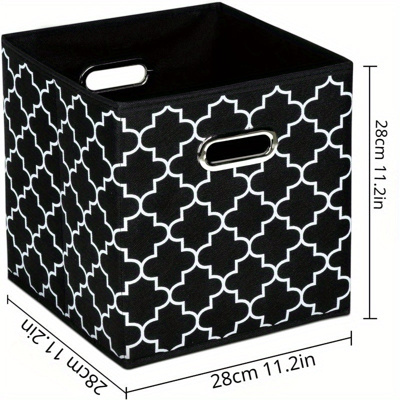 Foldable Storage Cubes Bins Organizer Baskets Dual Handles Decor