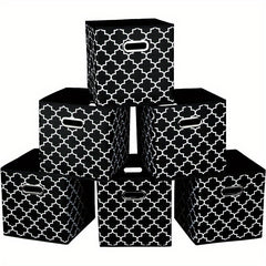 Foldable Storage Cubes Bins Organizer Baskets Dual Handles Decor