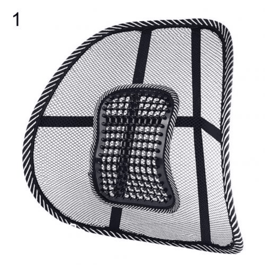 Ice Silk Mesh Car Seat Back Cushion Lumbar Support Pad