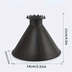 Round Horn Ice Scraper - Clear Windshield Tool