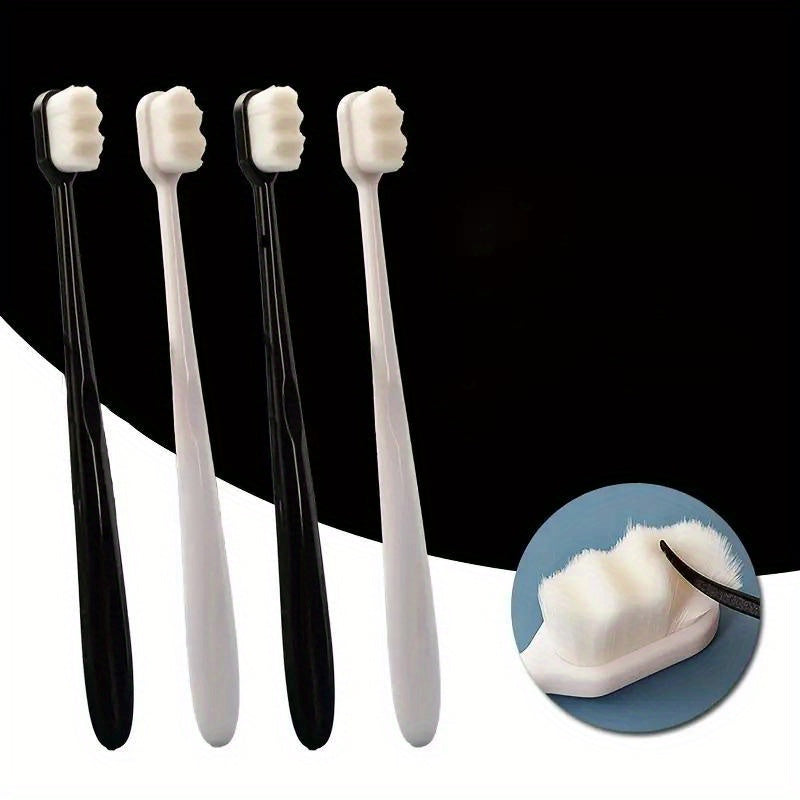 4-Pack Ultra Soft Toothbrushes for Sensitive Teeth Gums