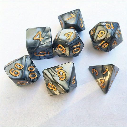 7pcs Chocolate Dice Set for Table Games, Bar and Club, Family Gathering