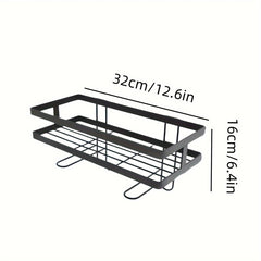 Bathroom Toilet Storage Shelf Organizer With Toilet Paper Holder