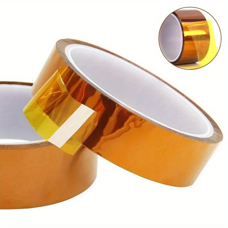 33m Long Golden High Temp Adhesive Tape Polyimide Tape Pet