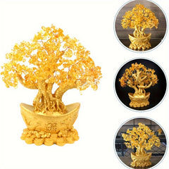 Rich Tree Ornament Opening Gift Office Ornament Lucky Gift