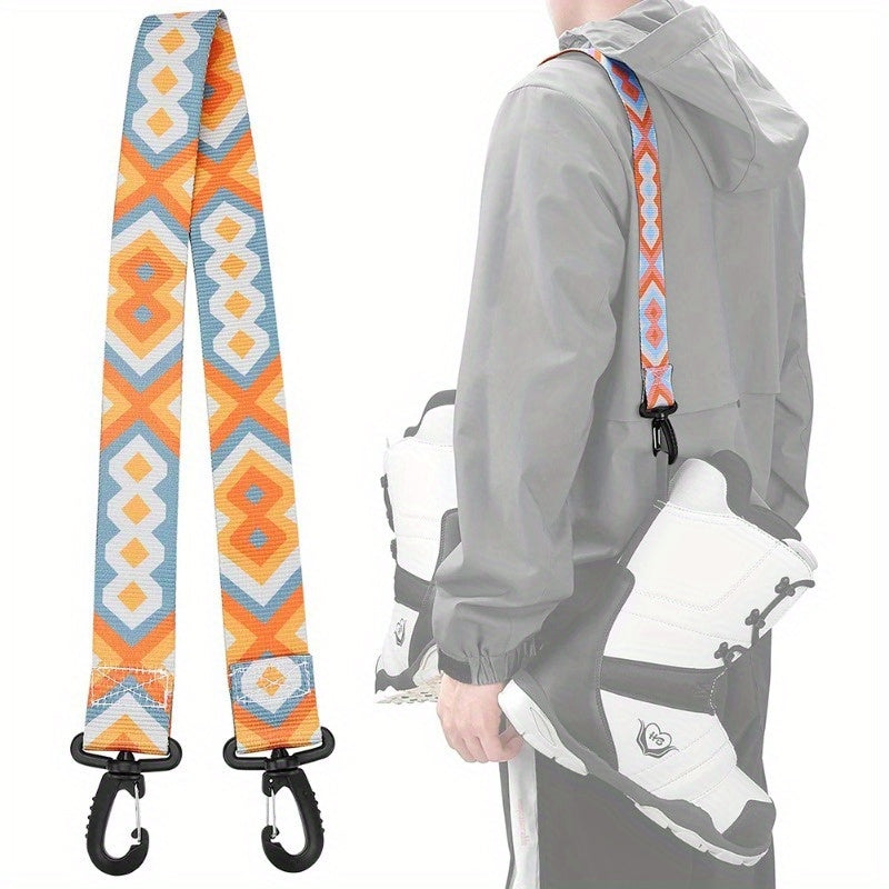 Thickened Skiing Boots Carrying Strap Portable Fixing