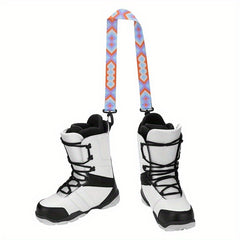 Thickened Skiing Boots Carrying Strap Portable Fixing