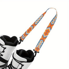 Thickened Skiing Boots Carrying Strap Portable Fixing