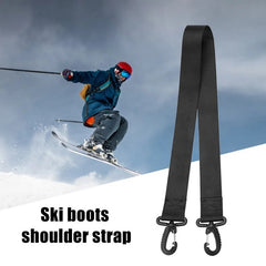 Thickened Skiing Boots Carrying Strap Portable Fixing