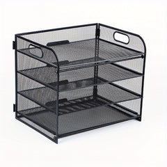 Office Desktop Metal File Rack Data Storage Frame