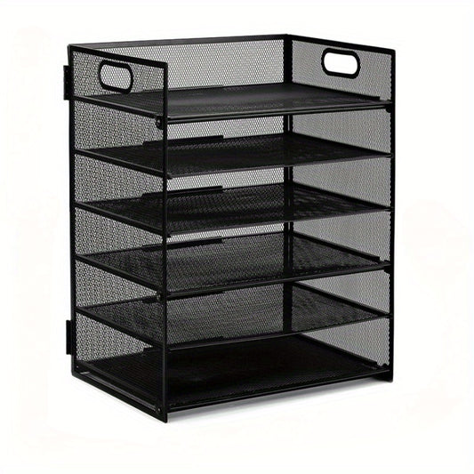 Office Desktop Metal File Rack Data Storage Frame