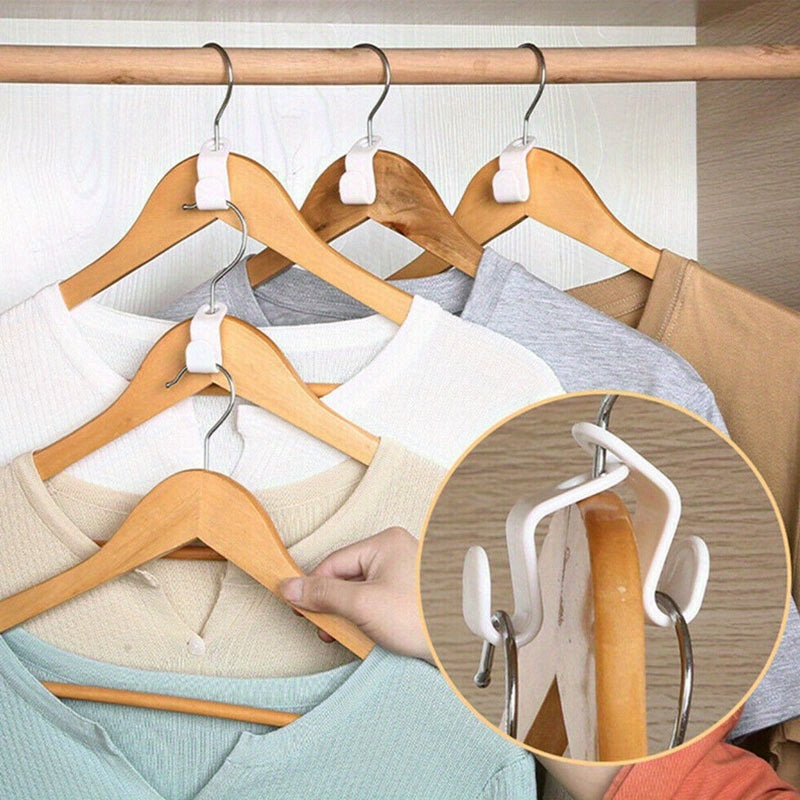 20pcs Clothes Hanger Connecting Hook Multifunctional Link Buckle