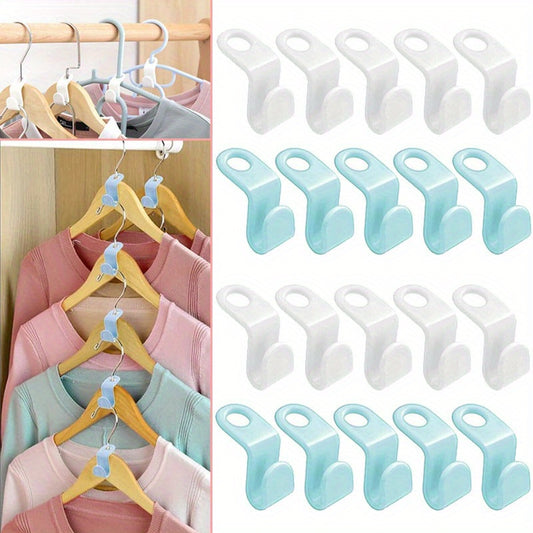 20pcs Clothes Hanger Connecting Hook Multifunctional Link Buckle
