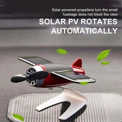 Solar Airplane Men's Car Decoration & Gift - Car Interior Accessories