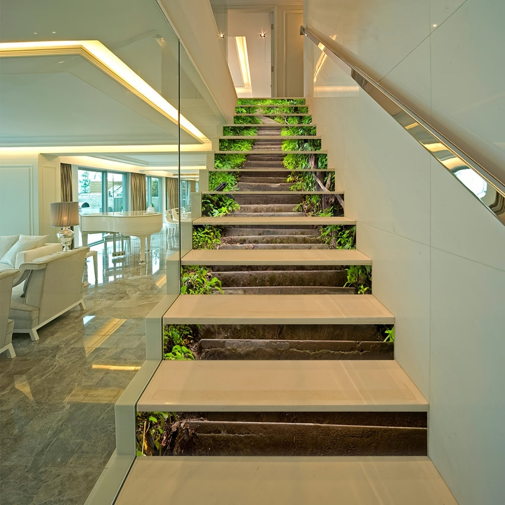 13pcs Stair Sticker Removable Self Adhesive Vinyl Stair Decals