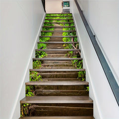 13pcs Stair Sticker Removable Self Adhesive Vinyl Stair Decals