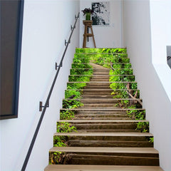 13pcs Stair Sticker Removable Self Adhesive Vinyl Stair Decals