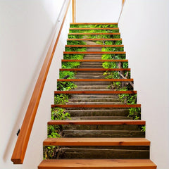 13pcs Stair Sticker Removable Self Adhesive Vinyl Stair Decals