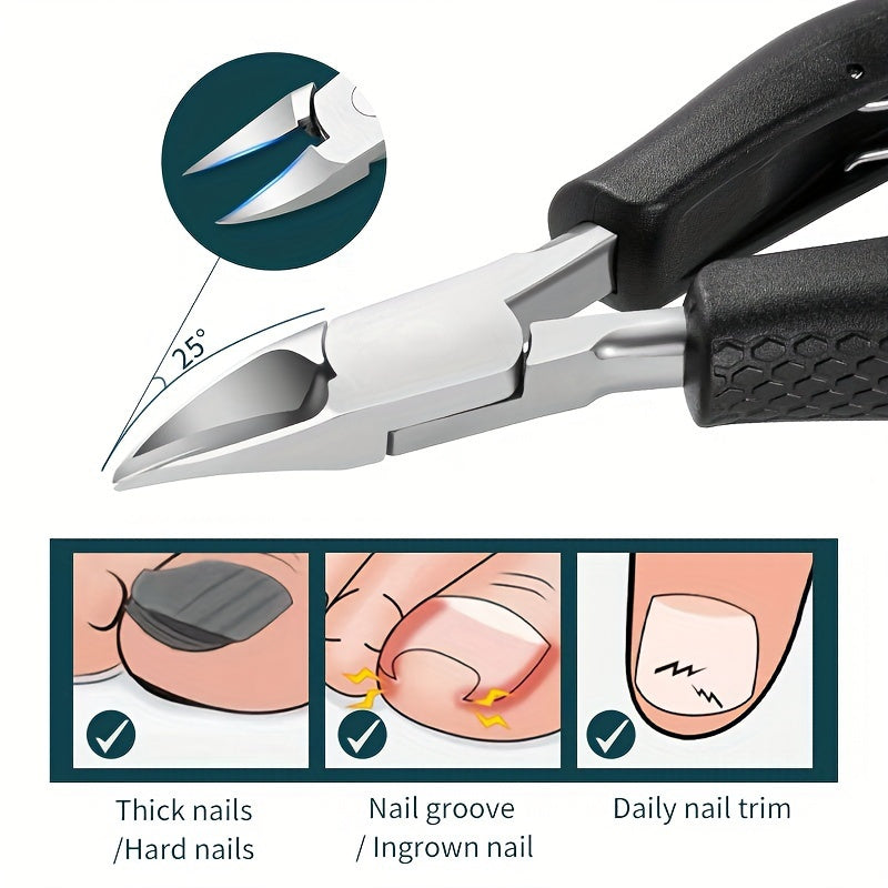 3pcs Eagle Mouth Nail Clippers Set Keep Nails Perfect Shape