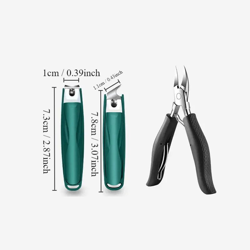 3pcs Eagle Mouth Nail Clippers Set Keep Nails Perfect Shape