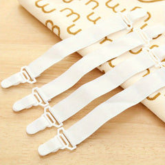 4pcs Bedsheet Fastener Clip Anti-skid Clamp Loose Fastening