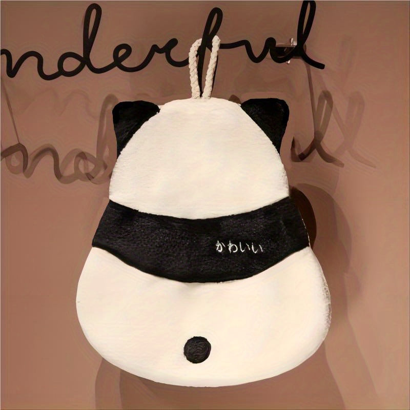 1pc Absorbent Panda Bee Hand Towels Soft Bathroom Accessories